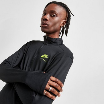 NIKE PULÓVER CIPZÁRAS KAPUCNIS MAX PERF H.ZIP BLK SWEATSHIRT