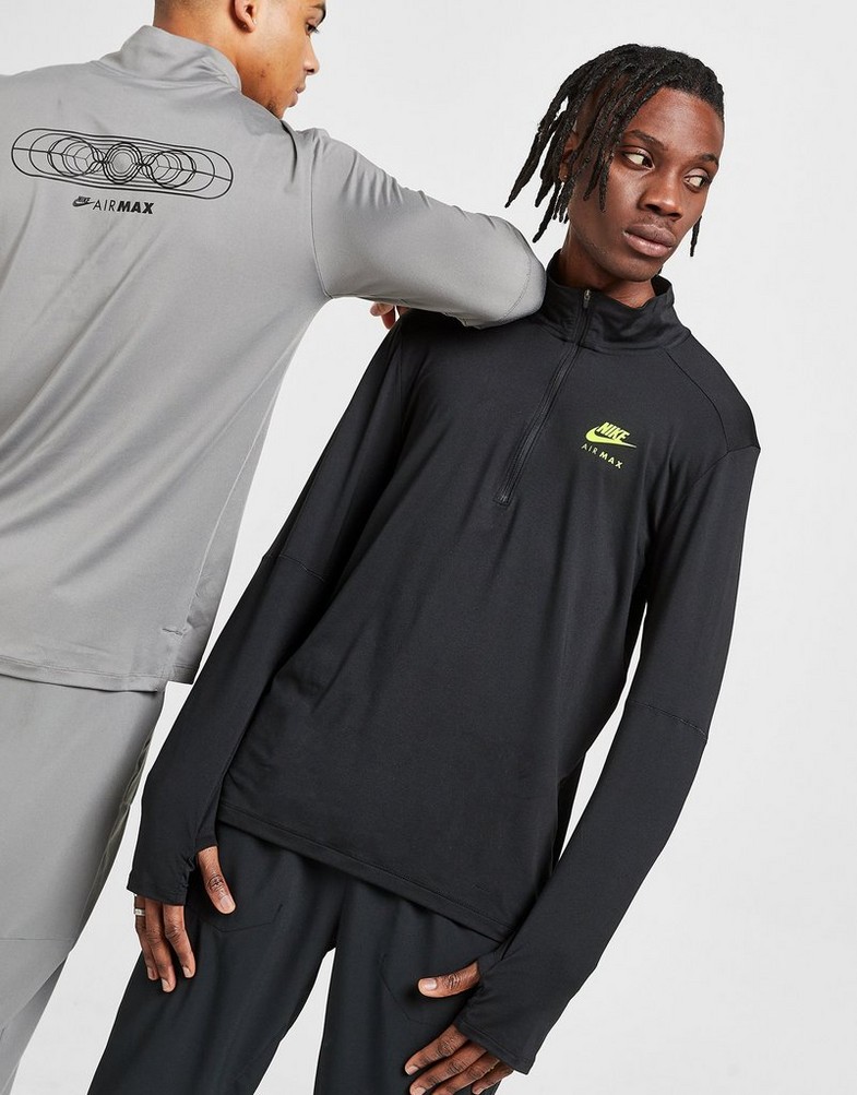 Bluza męska NIKE BLUZA ROZPINANA Z KAPTUREM MAX PERF H.ZIP BLK SWEATSHIR FB2486-010 Czarny