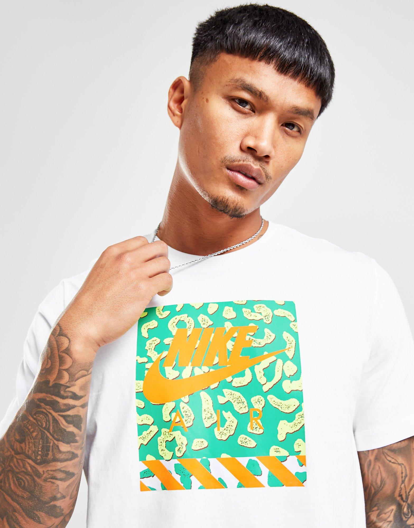 Vyriški marškiniai NIKE MARŠKINĖLIAI SS M NSW BRANDRIFFS HBR FB9815-100 Balta