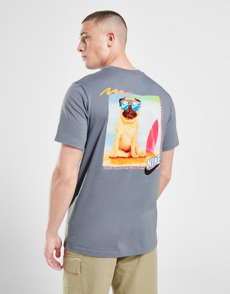 Tricou pentru bărbați NIKE TRICOU M NSW TEE BEACH PUG LBR TEE FD6636-493 Albastru