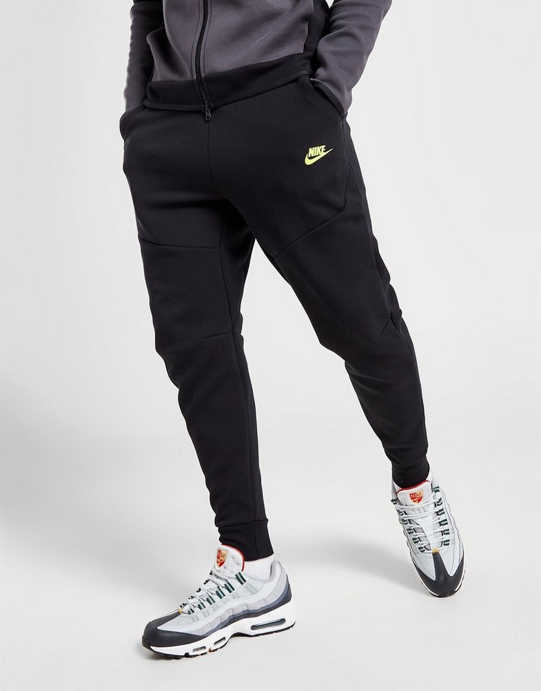 Pantaloni pentru bărbați NIKE PANTALONI  M NSW TCH FLC JGGR S PANTS DV0538-010 Negru