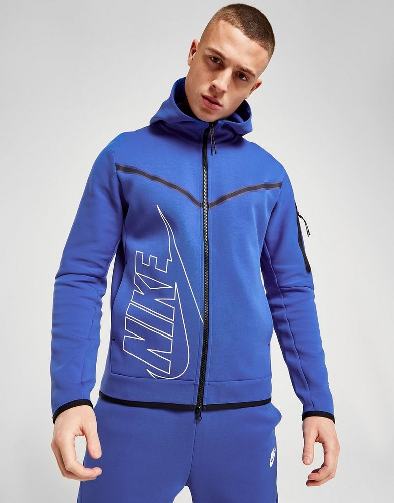 NIKE BLUZA Z KAPTUREM M NSW TCH FLC HOODIE FZ WR SWEATSHIRT FJ5334