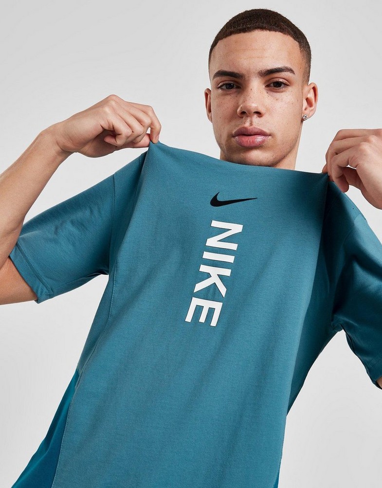 Koszulka, t-shirt męski NIKE T-SHIRT M NSW HYBRID SS TOP TEE FB1433-440 Niebieski