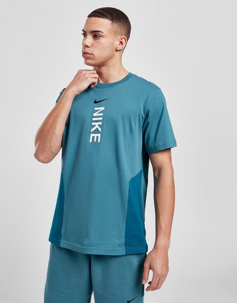 Koszulka, t-shirt męski NIKE T-SHIRT M NSW HYBRID SS TOP TEE FB1433-440 Niebieski