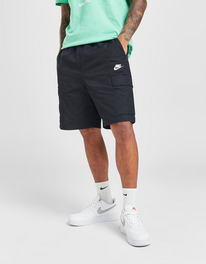 Pánske šortky NIKE ŠORTKY  M NK CLUB CARGO SHORT SHORTS FB1246-010 Čierna