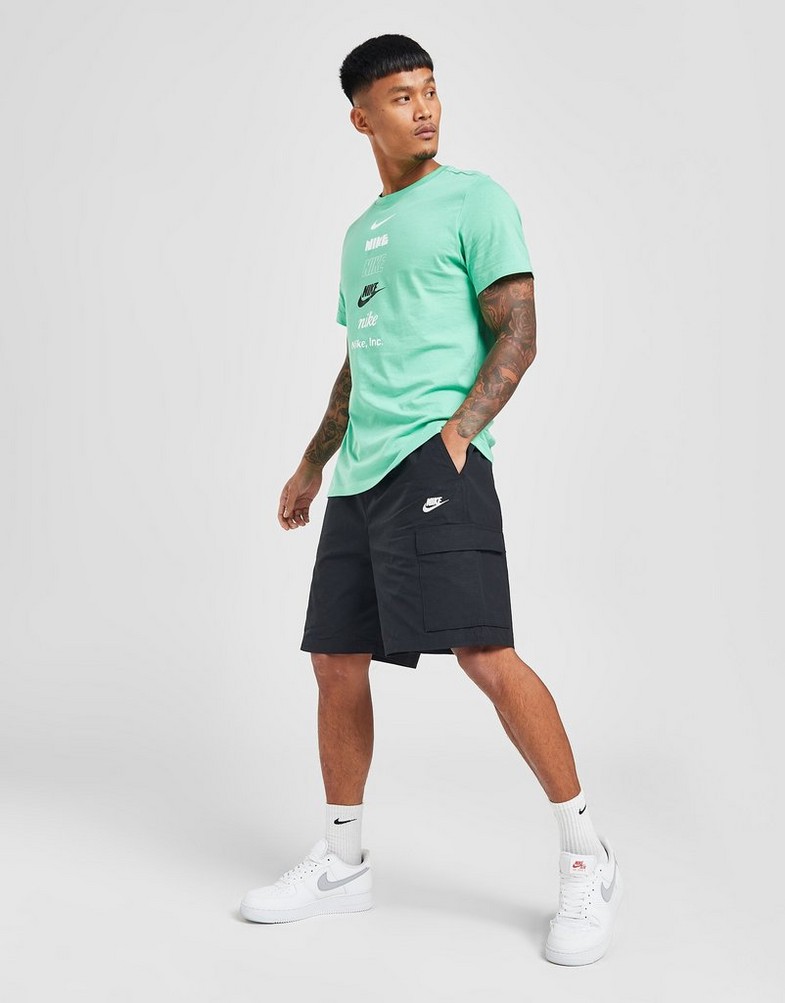 Pánske šortky NIKE ŠORTKY  M NK CLUB CARGO SHORT SHORTS FB1246-010 Čierna