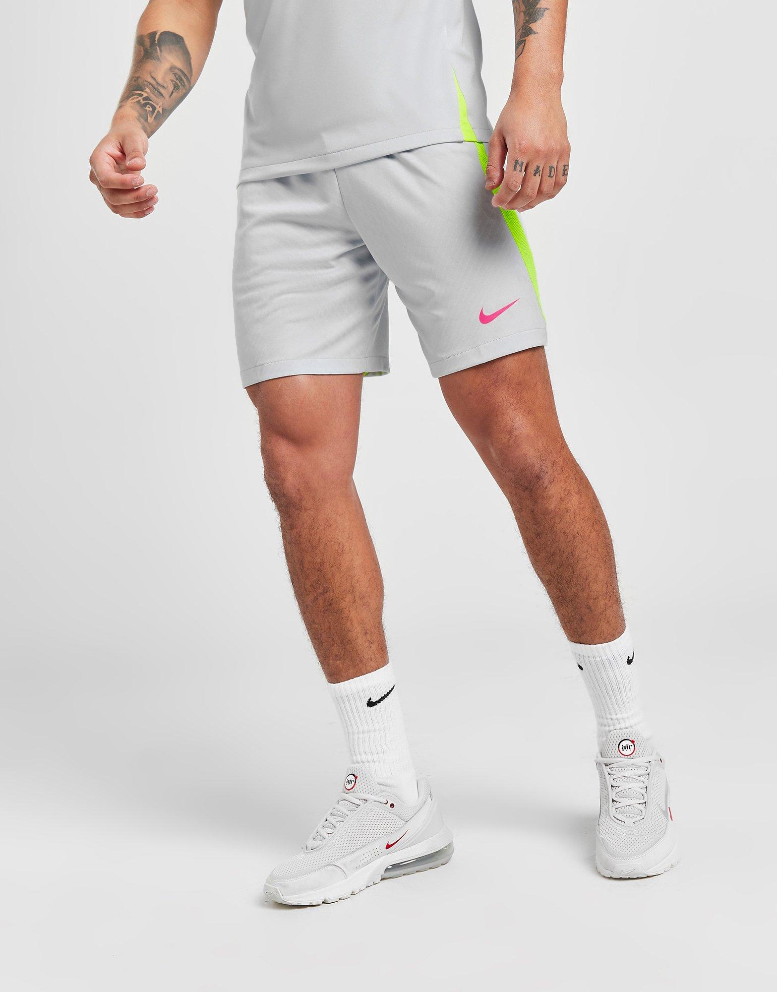 Чоловічі шорти NIKE ШОРТИ STRIKE SHT GRY/VOLT SHORT DV9276-043 Сірий