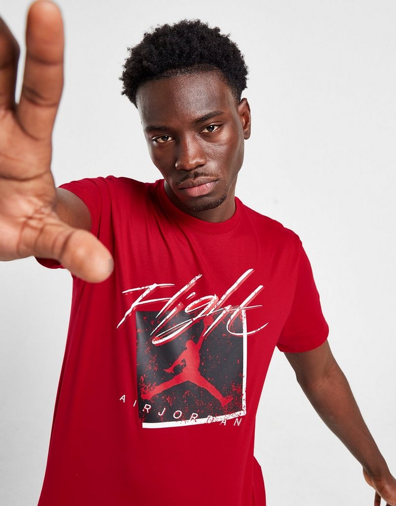 Pánske tričko JORDAN TRIČKO M J BRAND GFX SS CREW TEE DX9593-687 Červená