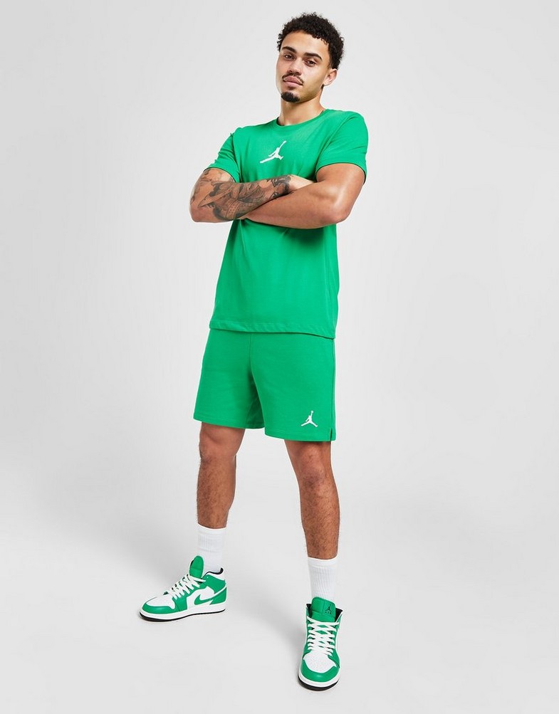 Koszulka, t-shirt męski JORDAN T-SHIRT JDAN SML LOGO TEE GREEN TEE CW5190-310 Zielony