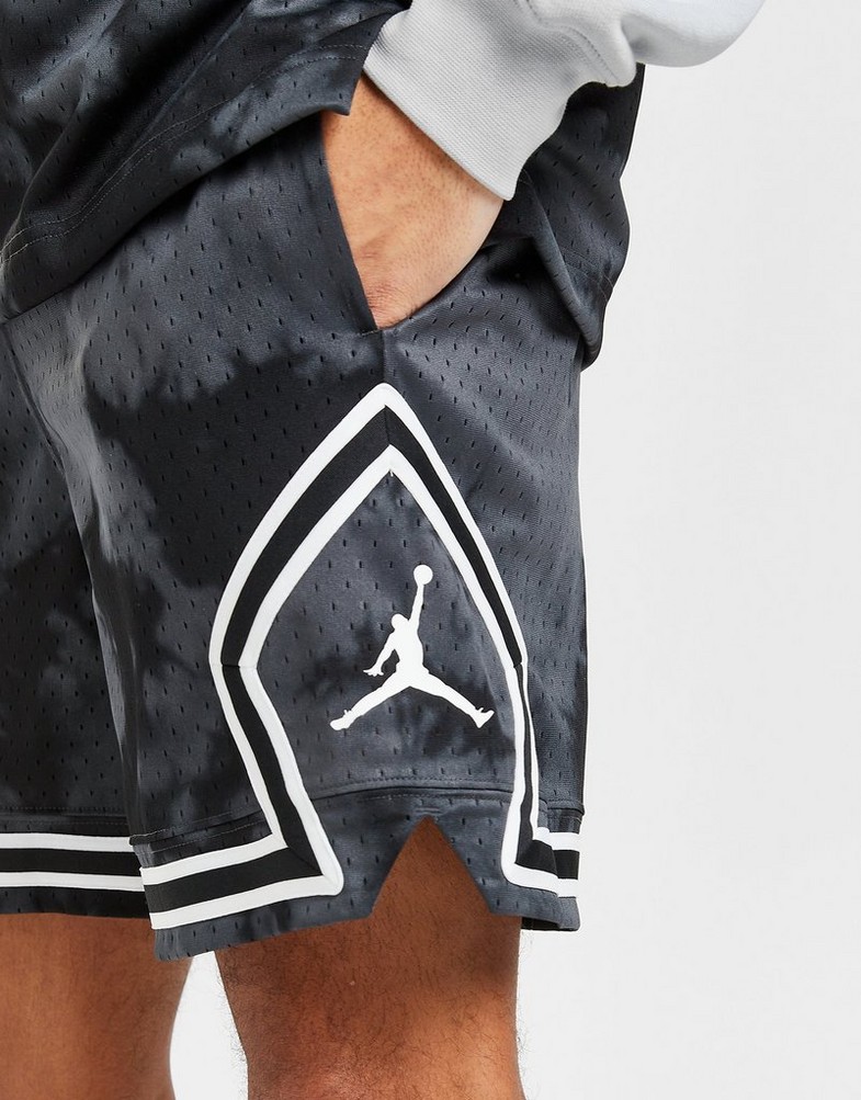Krótkie spodenki, szorty męskie JORDAN SZORTY JDAN DIA TIE DYE SHT BLACK SHORT DZ0561-022 Czarny