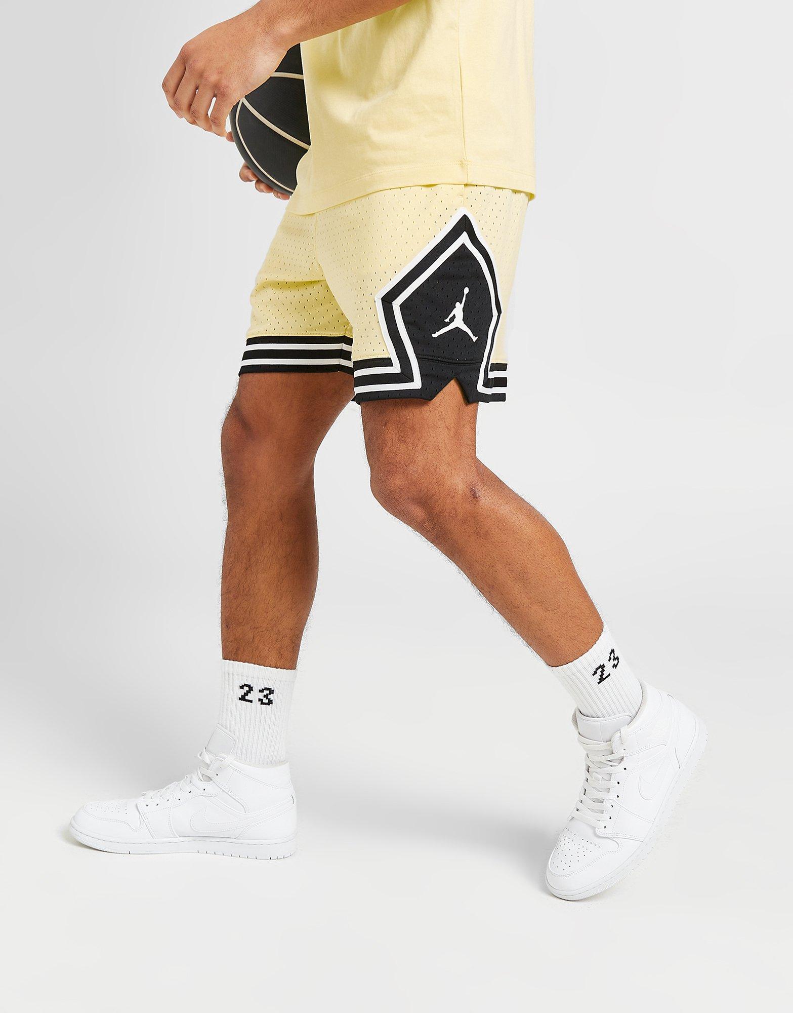 Pantaloni scurți pentru bărbați JORDAN PANTALONI SCURȚI JDAN DIA SHORT YELLOW SHORT DX1487-706 Galben