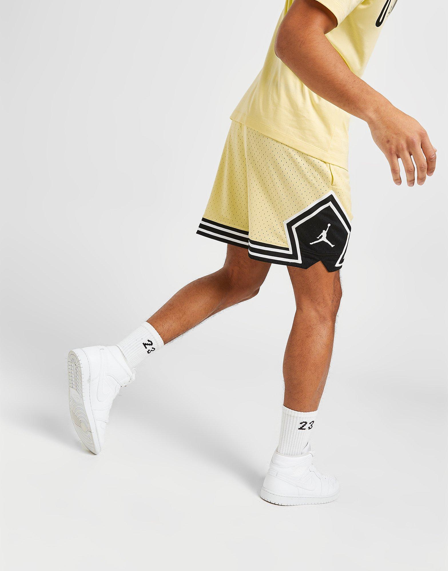 Pantaloni scurți pentru bărbați JORDAN PANTALONI SCURȚI JDAN DIA SHORT YELLOW SHORT DX1487-706 Galben