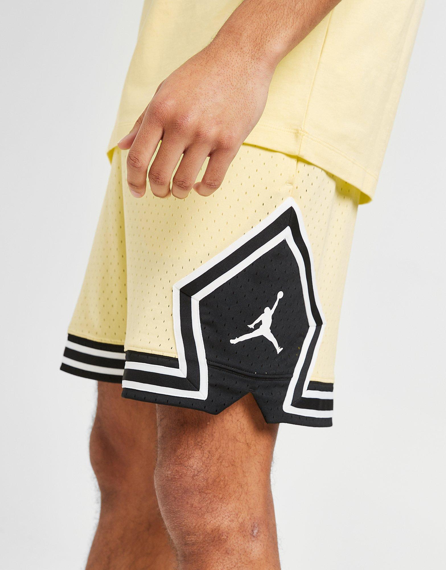 Pantaloni scurți pentru bărbați JORDAN PANTALONI SCURȚI JDAN DIA SHORT YELLOW SHORT DX1487-706 Galben