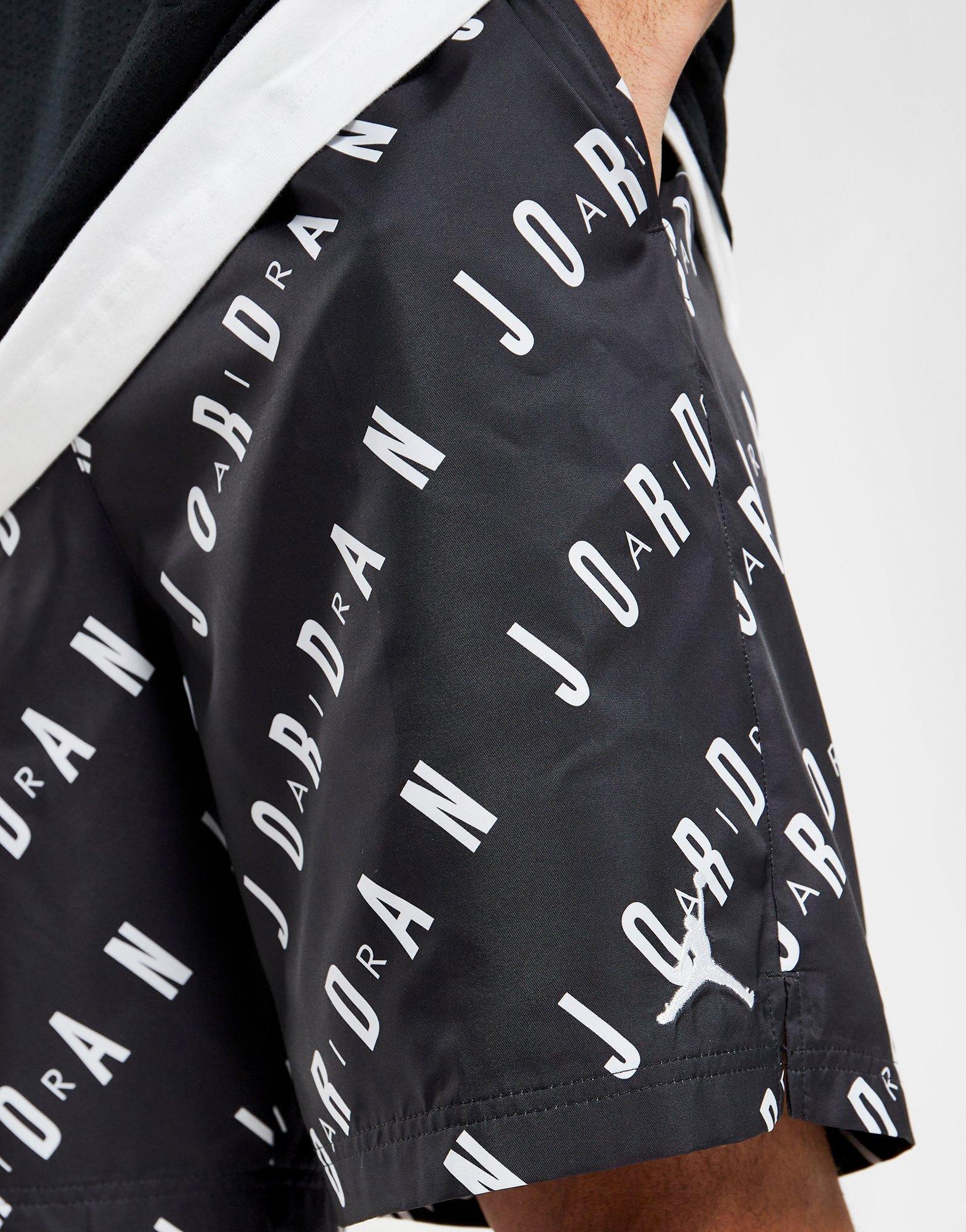 JORDAN SZORTY JDAN AOP POOLSIDE BLK SHORT DX9673-010 | kolor
