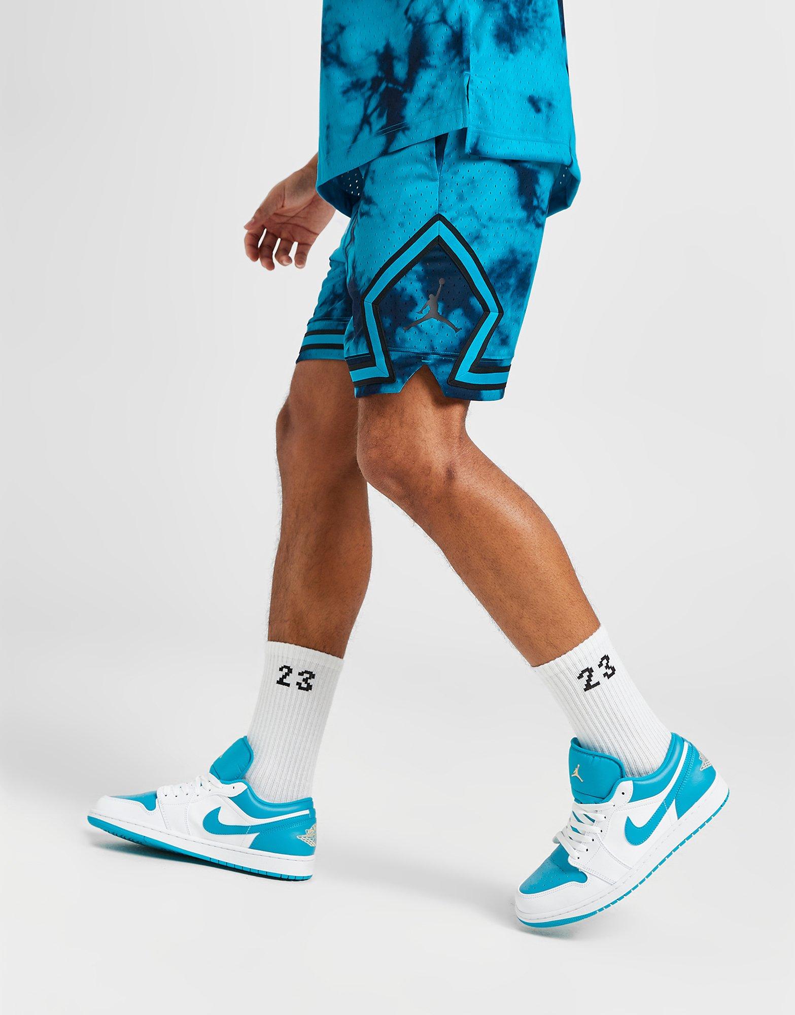 Мъжко фитнес облекло JORDAN ШОРТИ JDAN DIA TIE DYE SHT BLUE SHORT DZ0561-446 Син