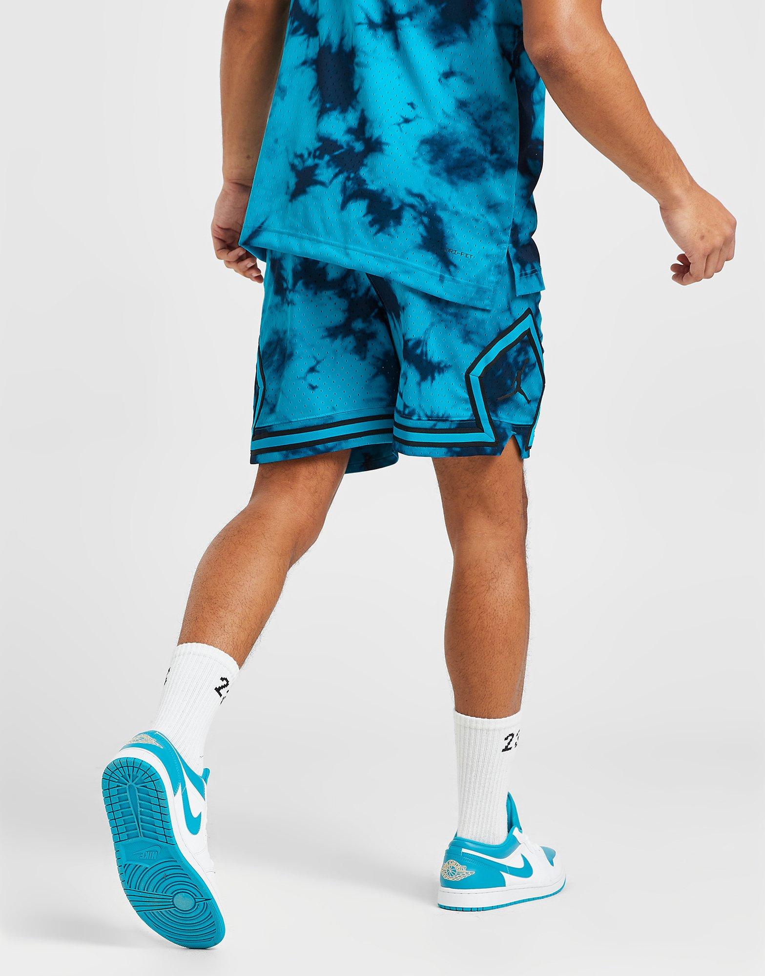 Мъжко фитнес облекло JORDAN ШОРТИ JDAN DIA TIE DYE SHT BLUE SHORT DZ0561-446 Син