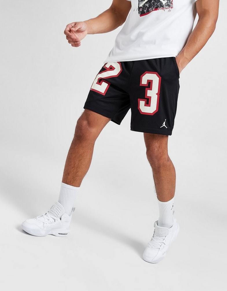 Krótkie spodenki, szorty męskie JORDAN SZORTY JDAN 23 LOGO SHORT BLK SHORT DX9671-010 Czarny