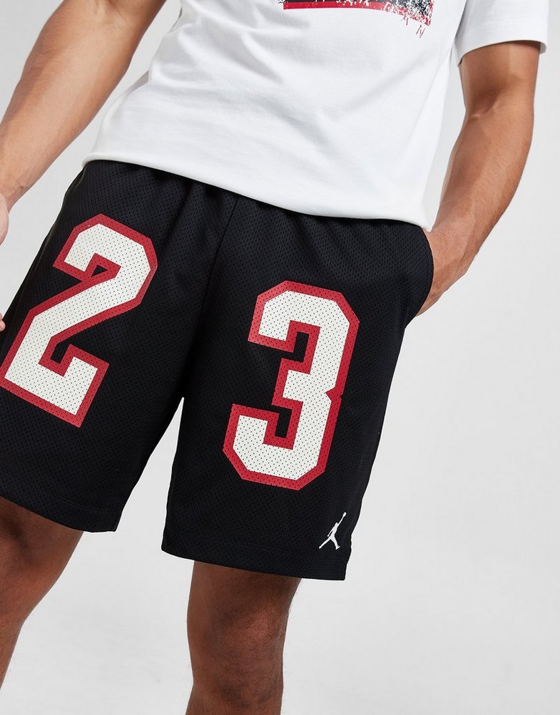 Krótkie spodenki, szorty męskie JORDAN SZORTY JDAN 23 LOGO SHORT BLK SHORT DX9671-010 Czarny