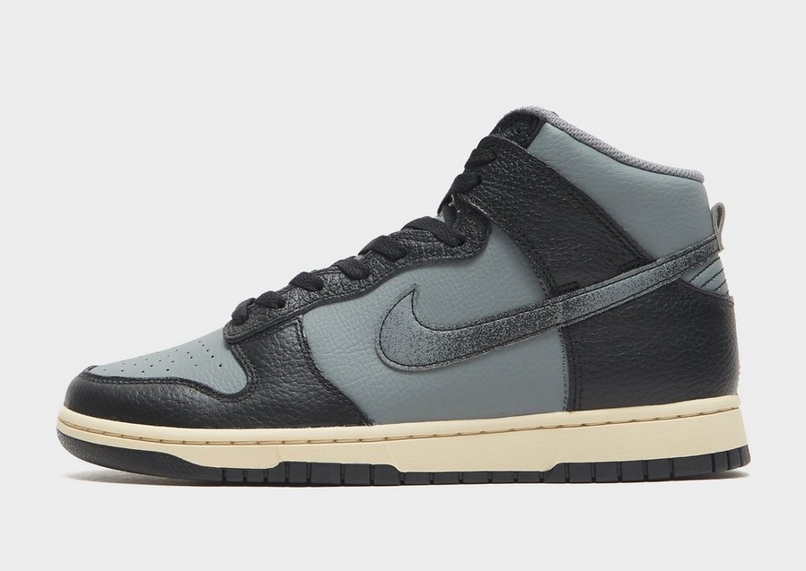 Buty sneakersy męskie NIKE DUNK HI RETRO PRM DV7216-001 Szary