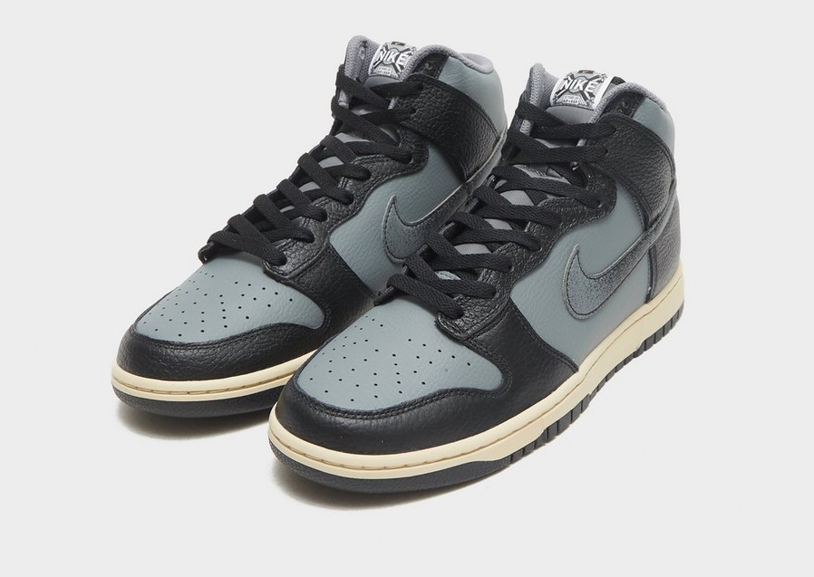 Buty sneakersy męskie NIKE DUNK HI RETRO PRM DV7216-001 Szary