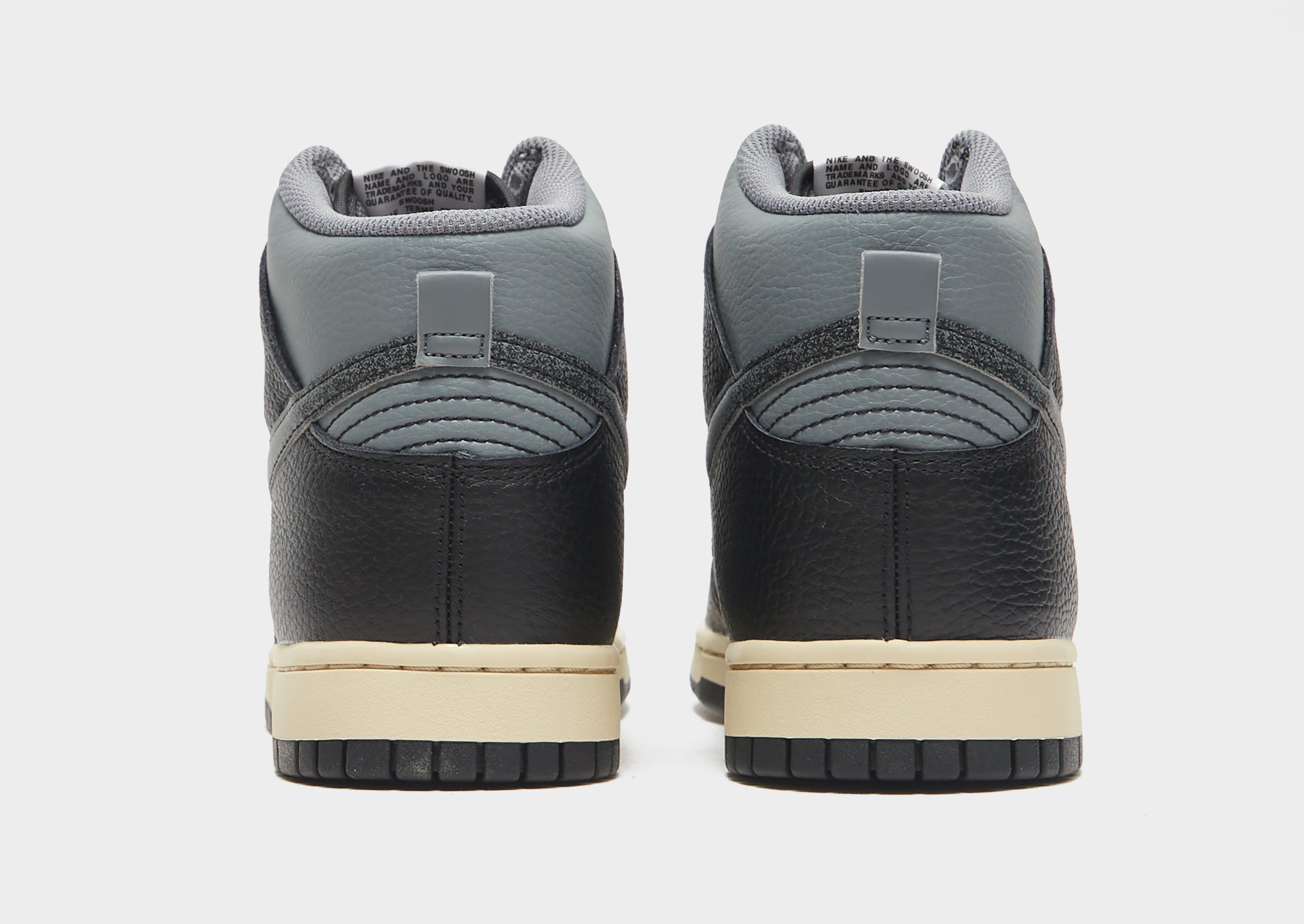 Buty sneakersy męskie NIKE DUNK HI RETRO PRM DV7216-001 Szary