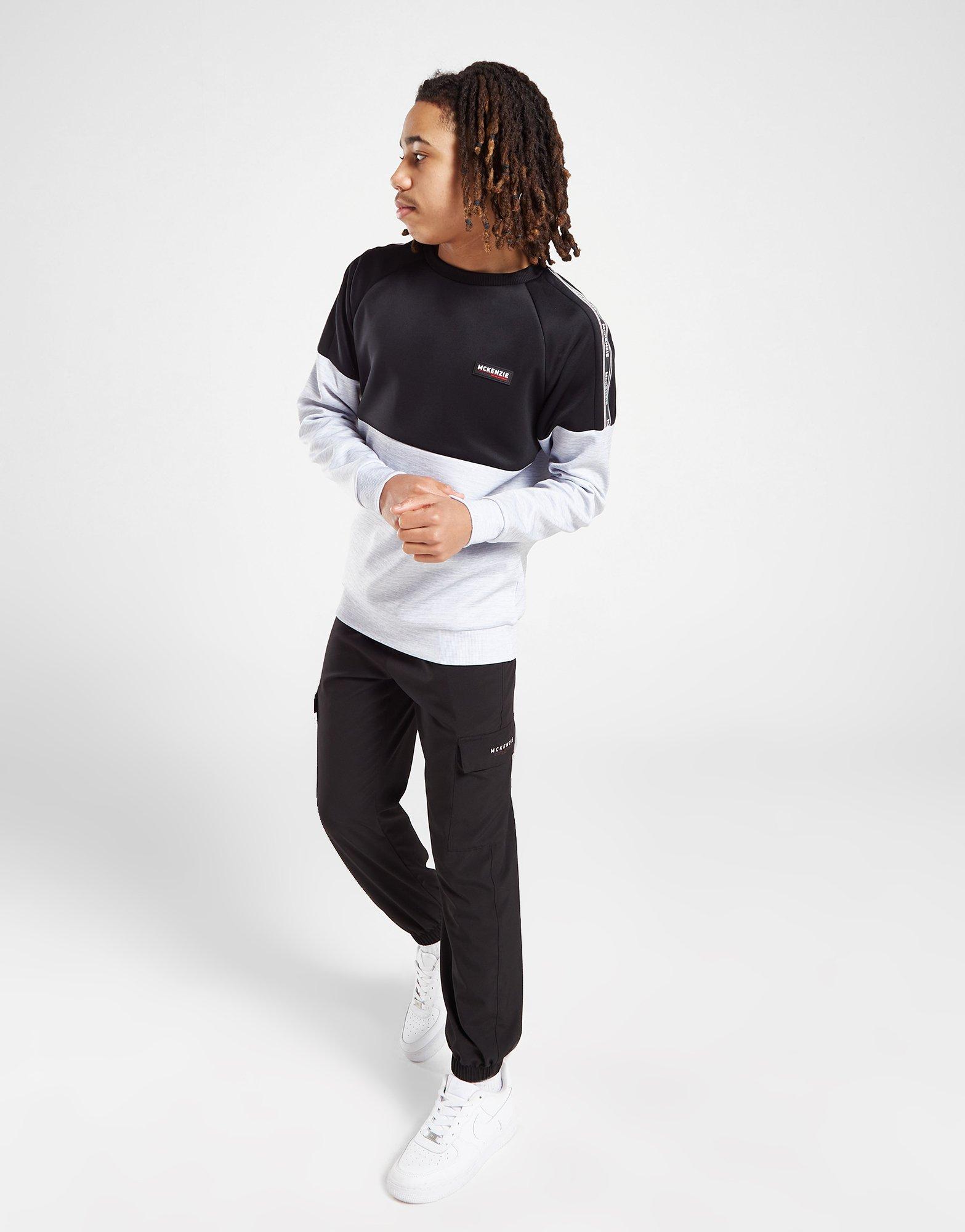 Детски суичър MCKENZIE СУИТЧЪР SD TAPE POLY CREW GRY BLA MCKTJ15798020 Сив