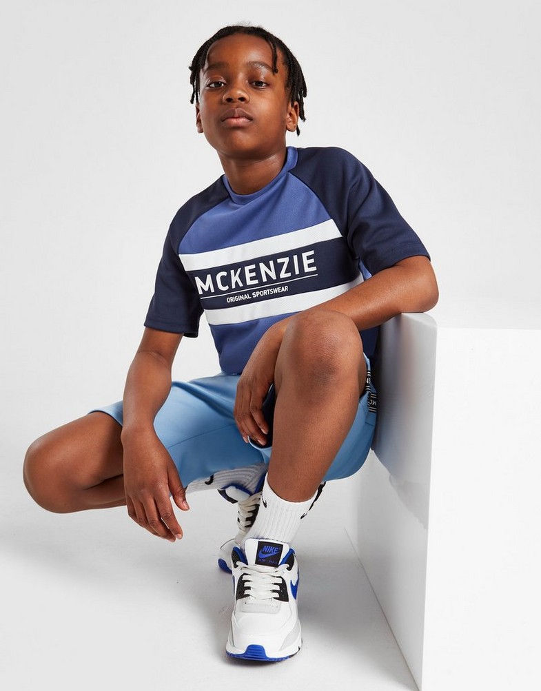 Koszulka, t-shirt dziecięcy MCKENZIE T-SHIRT CUT & SEW PLY MCK TEE BL MCKTJ15770101 Niebieski