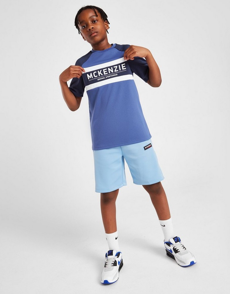 Koszulka, t-shirt dziecięcy MCKENZIE T-SHIRT CUT & SEW PLY MCK TEE BL MCKTJ15770101 Niebieski