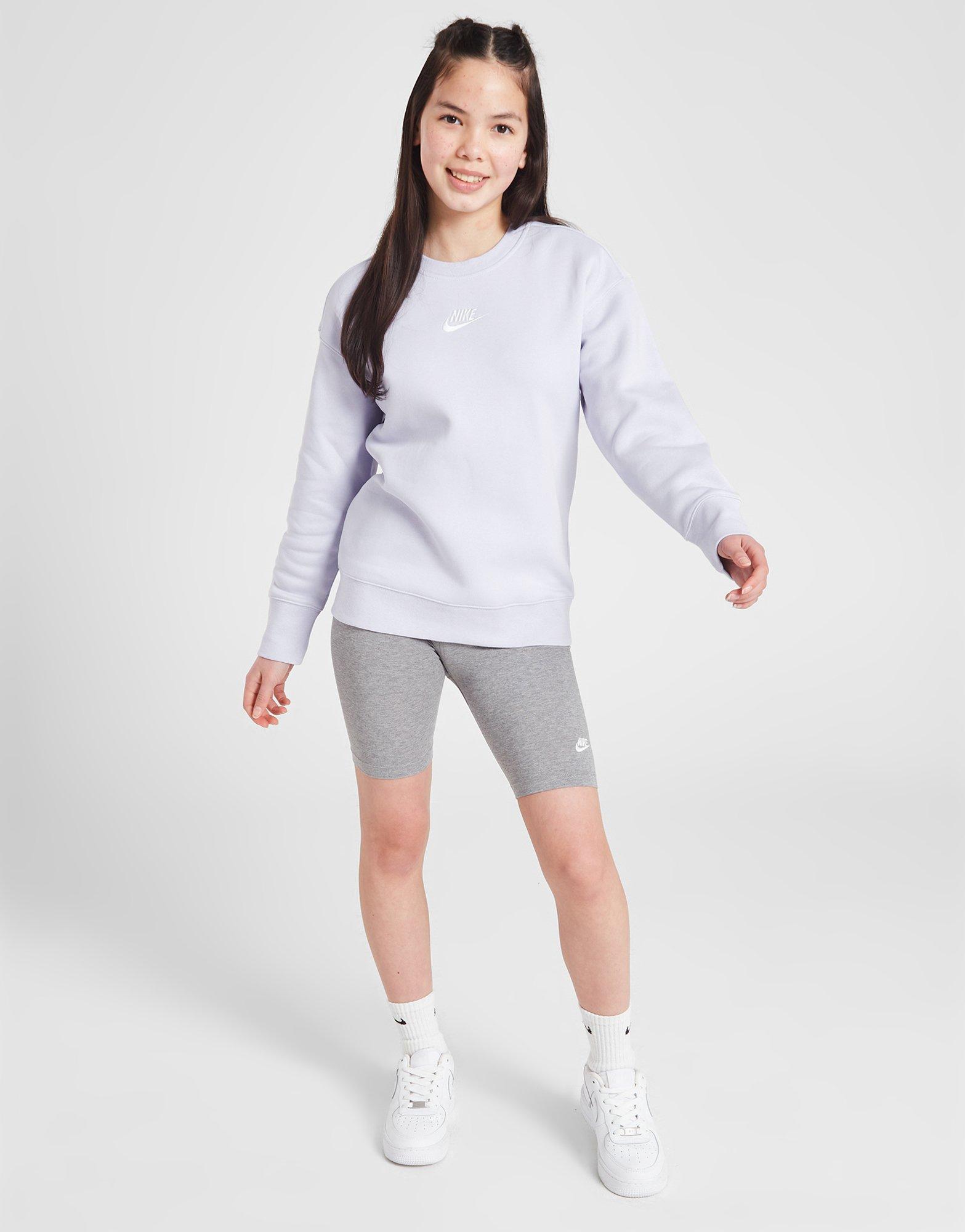 Детски суичър NIKE СУИТЧЪР G NSW CLUB FLC BF CREW LBR DD7473-536 Син