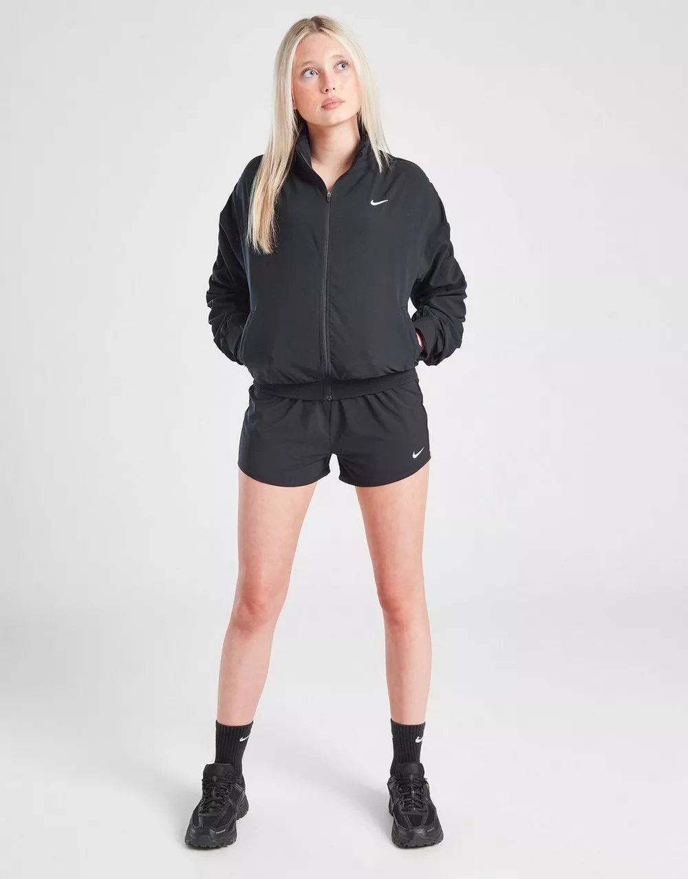 NIKE ШОРТИ G NK DF ONE WVN HR SHORT GIRL, фото 1 з 5