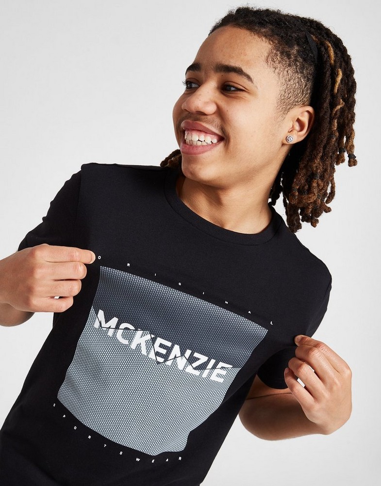 Detské tričko MCKENZIE TRIČKO RAY TEE BLAC MCKTJ15752090 Čierna