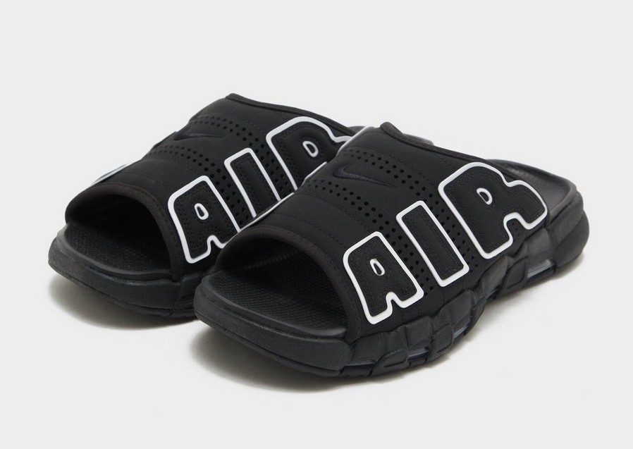 Șlapi pentru bărbați NIKE AIR MORE UPTEMPO DV2132-001 Negru