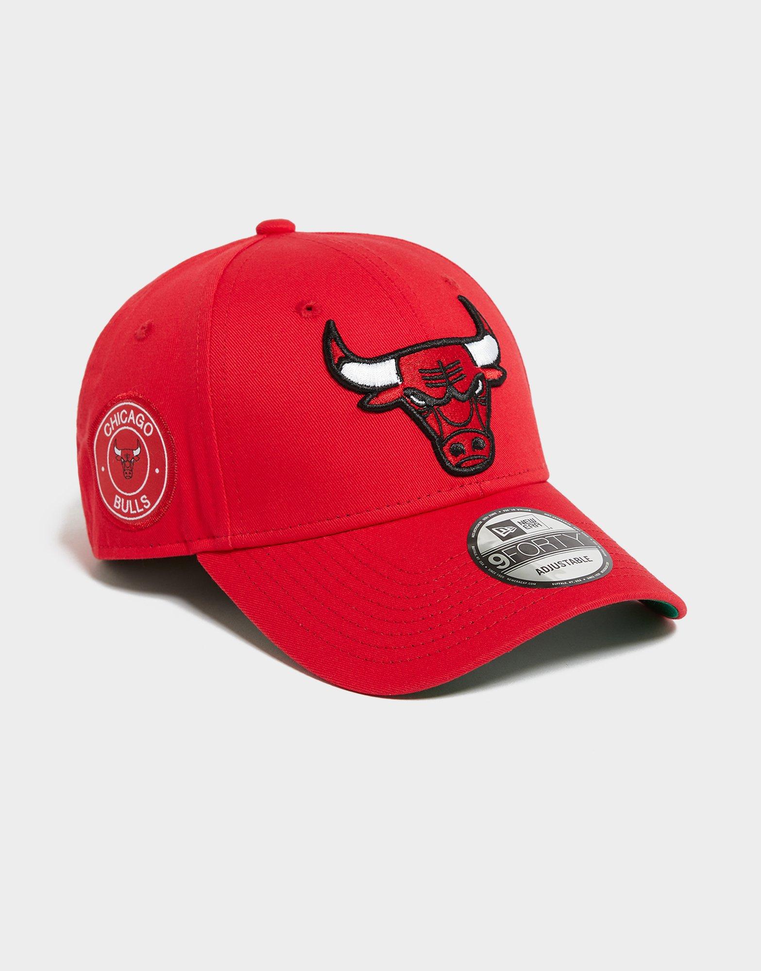 Vyriška kepurė su snapeliu NEW ERA KEPURĖ TEAM SIDE PATCH 940 BULLS CHICAGO BULLS 60298790 Raudona