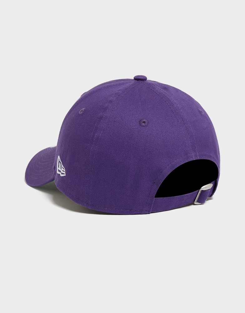 Czapka z daszkiem męska NEW ERA CZAPKA TEAM SIDE PATCH 940 LAKERS LOS ANGELES LAKERS 60298794 Fioletowy