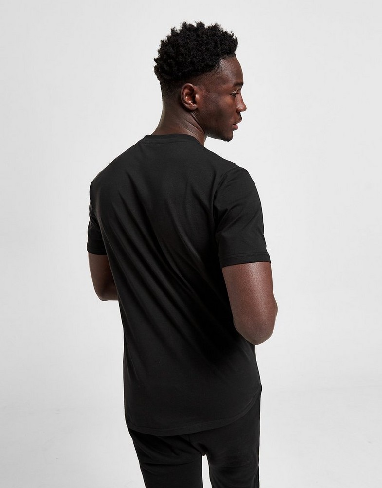 Koszulka, t-shirt męski SUPPLY & DEMAND T-SHIRT GRILL TEE BLK TEE - SHIRTS SUPTM16563 Czarny