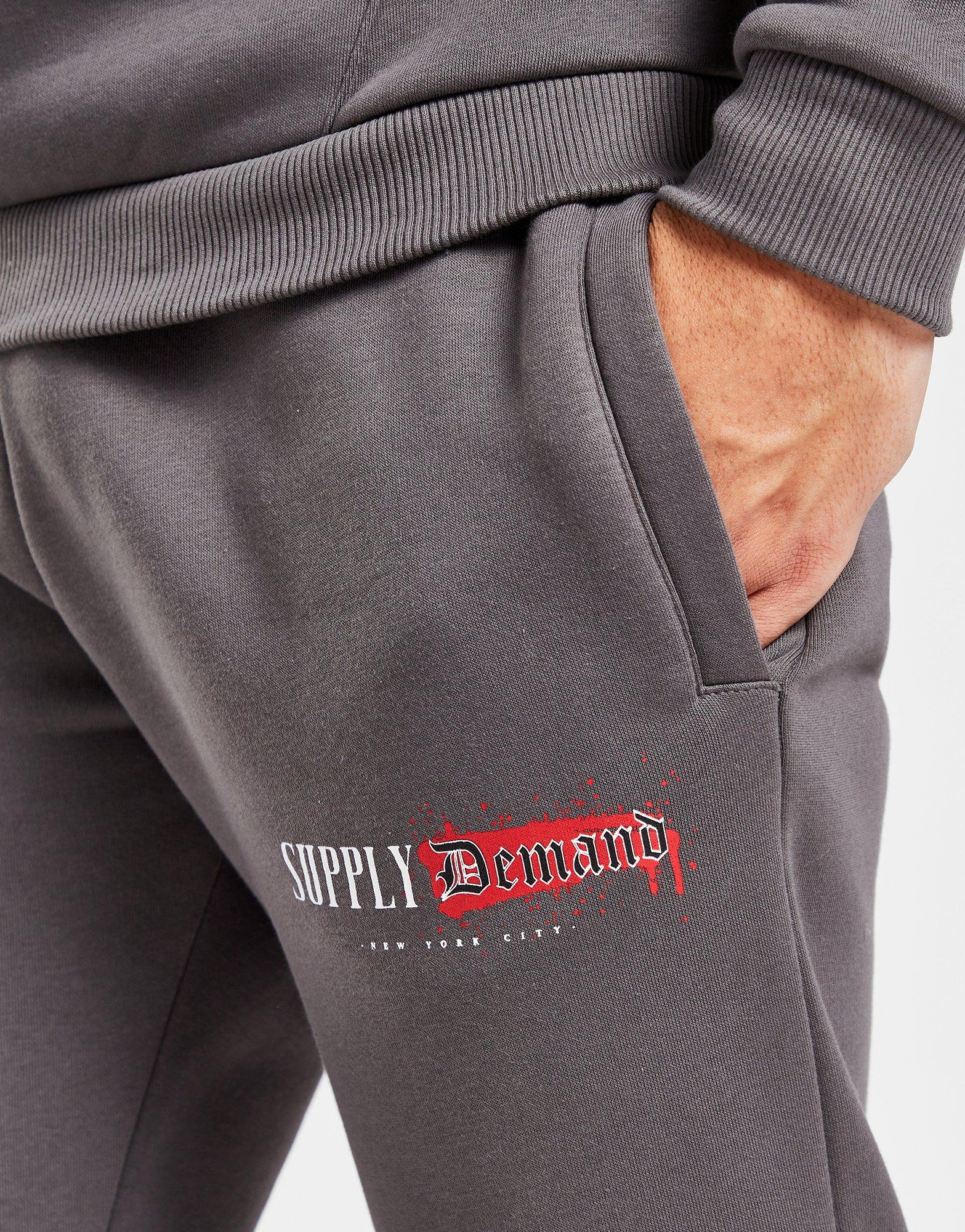 Мъжки панталони SUPPLY & DEMAND ПАНТАЛОНИ FLEECE PANTS SUPTM16586 Червен