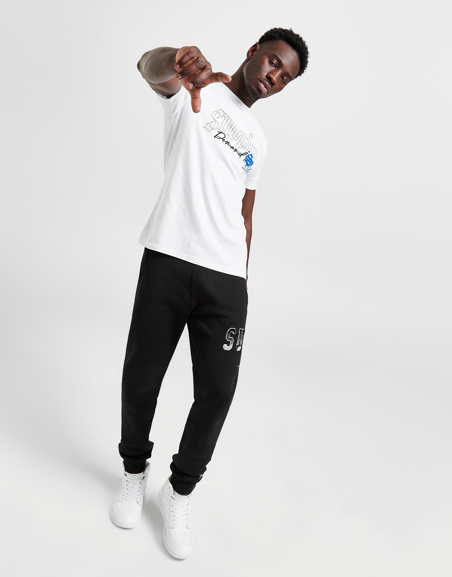 Vyriški marškiniai SUPPLY & DEMAND MARŠKINĖLIAI BLAZE TEE WHT TEE - SHIRTS SUPTM16567 Balta