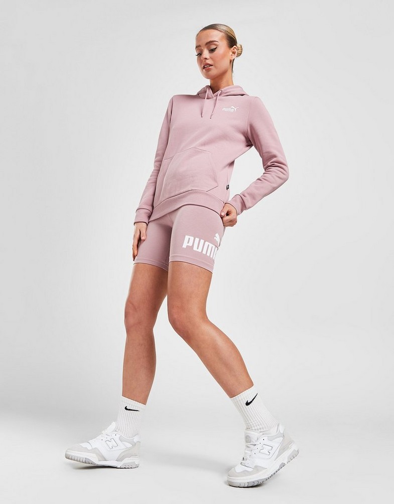 Pantaloni scurți pentru femei PUMA PANTALONI SCURȚI ESS 7" LOGO SHORT COLANȚI 84834738 Roz