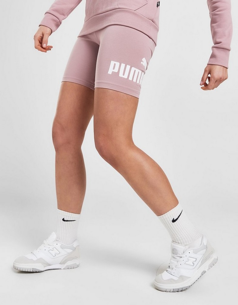 Pantaloni scurți pentru femei PUMA PANTALONI SCURȚI ESS 7" LOGO SHORT COLANȚI 84834738 Roz