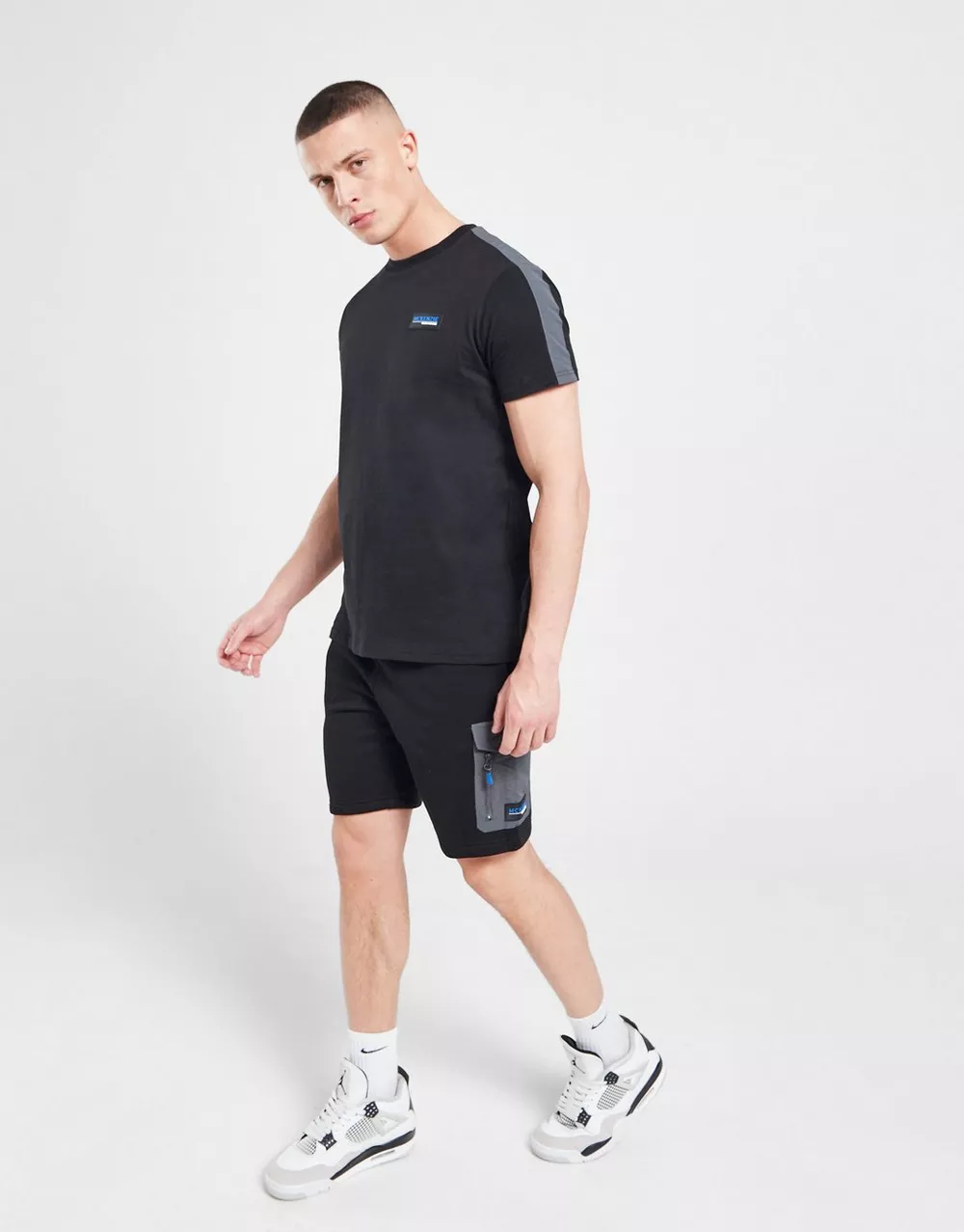 MCKENZIE КОМПЛЕКТ REWARD TEE/SHT SET BLK COTTON/NYLON SUITS, фото 1 з 6