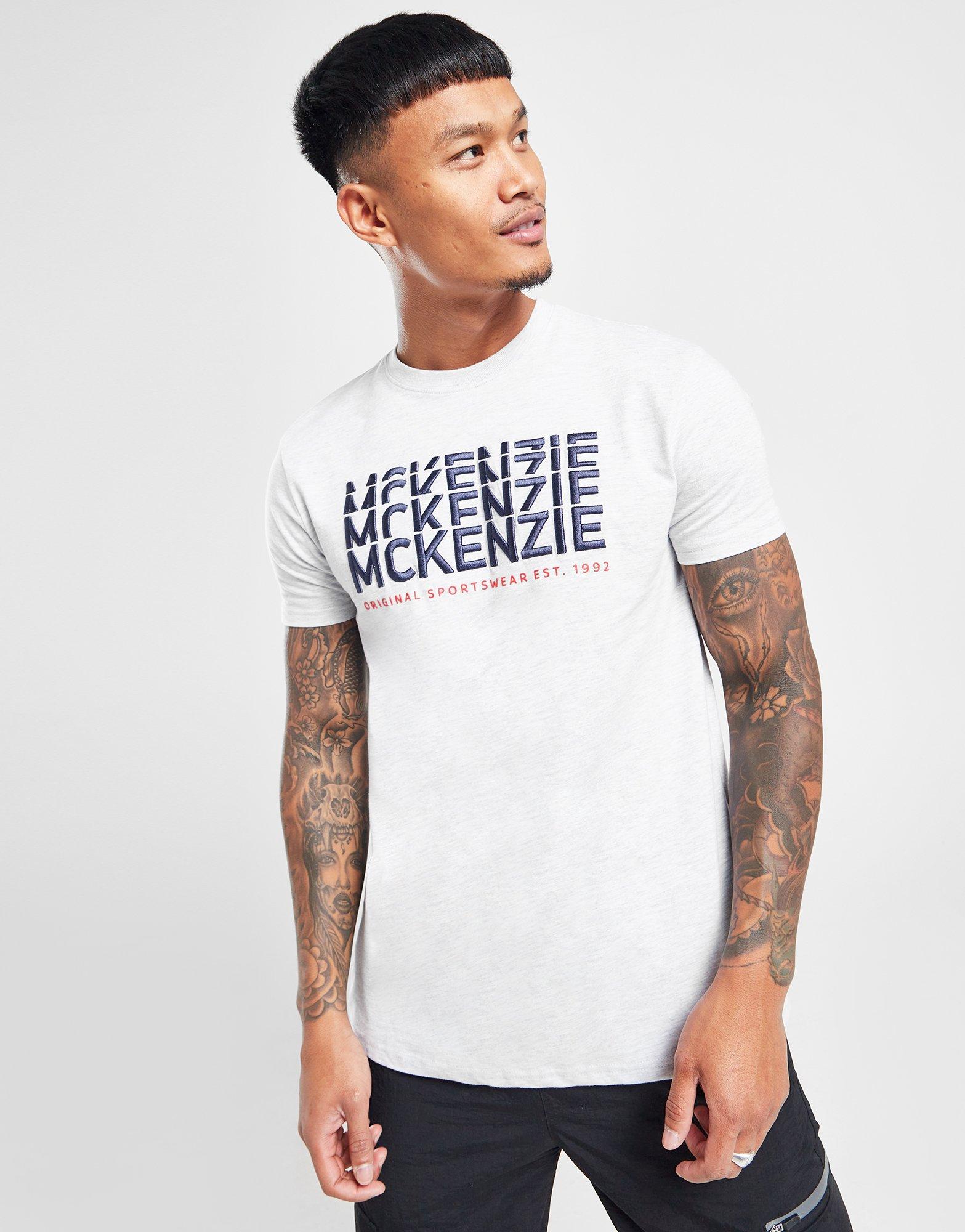 Muški T-shirt MCKENZIE T-SHIRT ACE TEE GMRL TEE - SHIRTS MCKTM15757031 siva