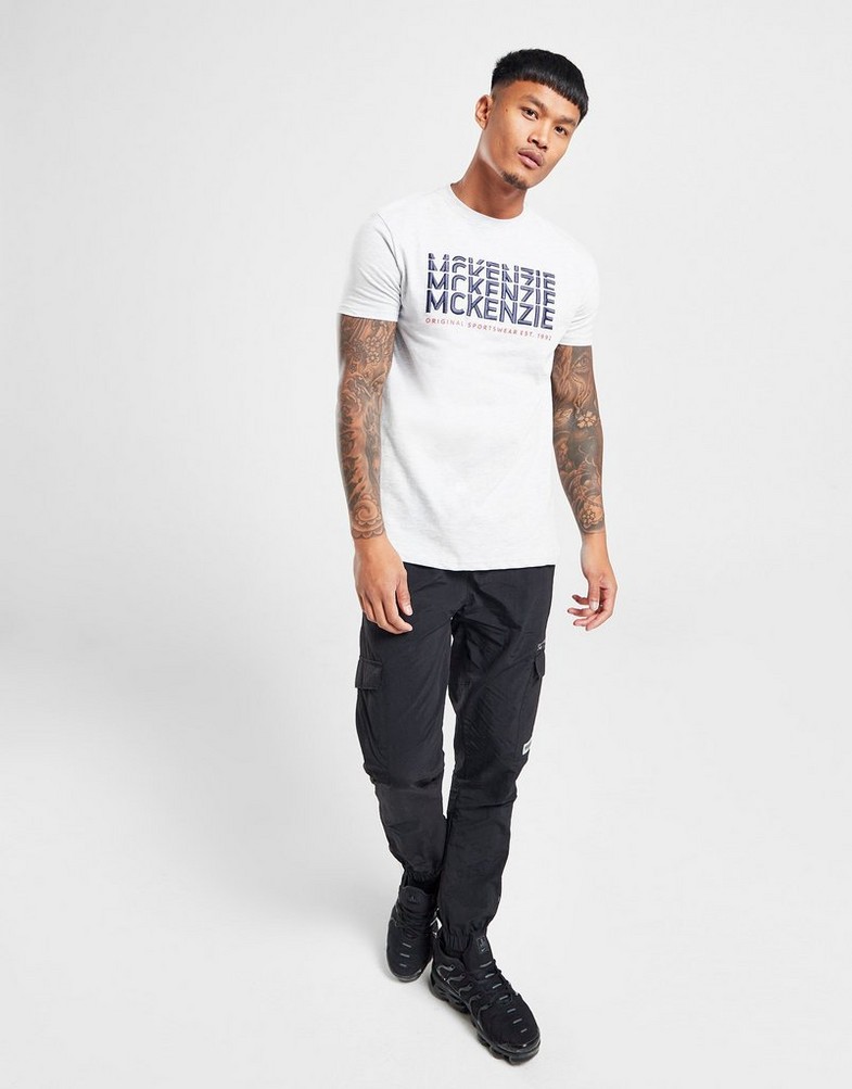 Koszulka, t-shirt męski MCKENZIE T-SHIRT ACE TEE GMRL TEE - SHIRTS MCKTM15757031 Szary