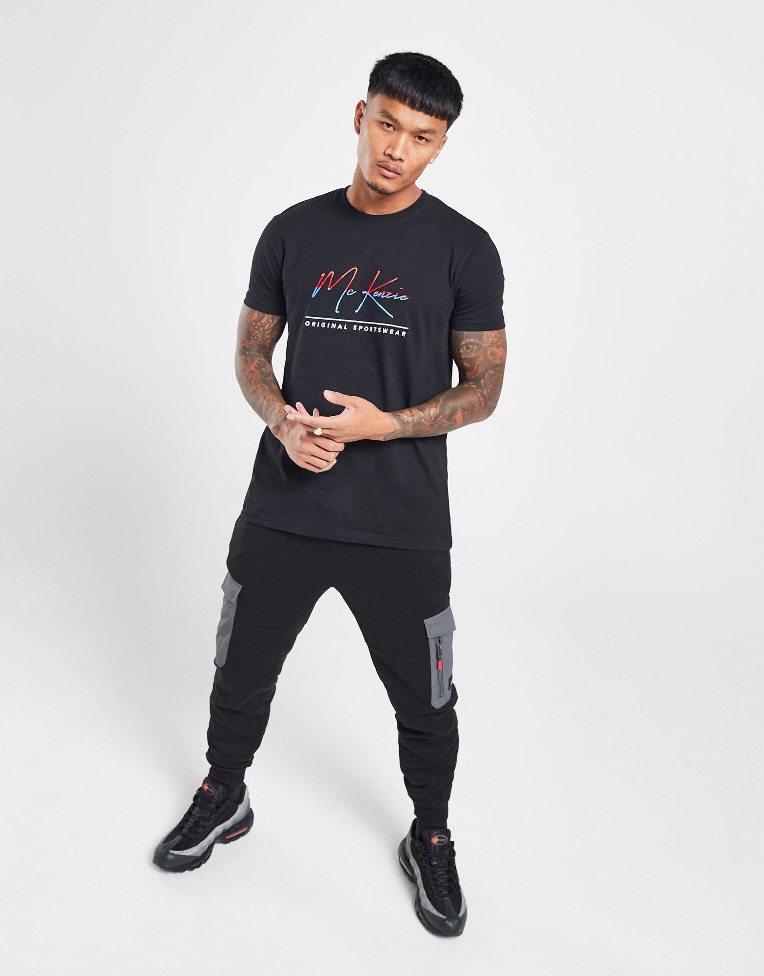 Vyriški marškiniai MCKENZIE MARŠKINĖLIAI JACK TEE BLK TEE - SHIRTS MCKTM15759090 Juoda