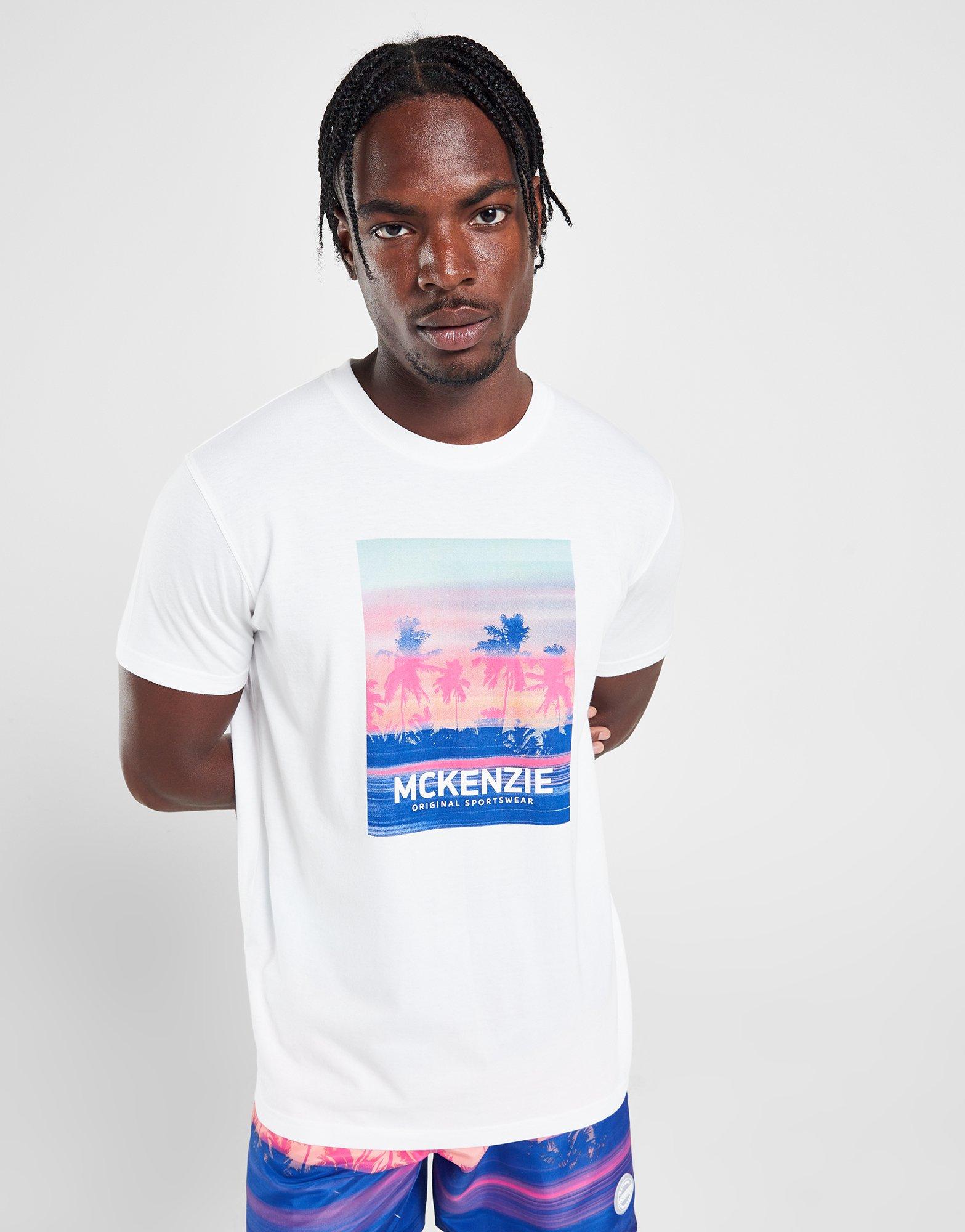 Férfi póló MCKENZIE PÓLÓ LYNX TEE WHT TEE - SHIRTS MCKTM15761010 Fehér