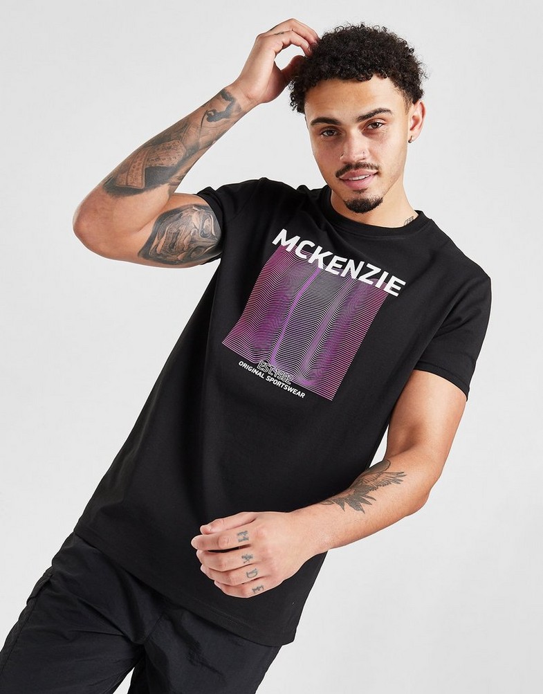 MCKENZIE TRICOU SPADE TEE BLK TEE - SHIRTS Bărbați Negru