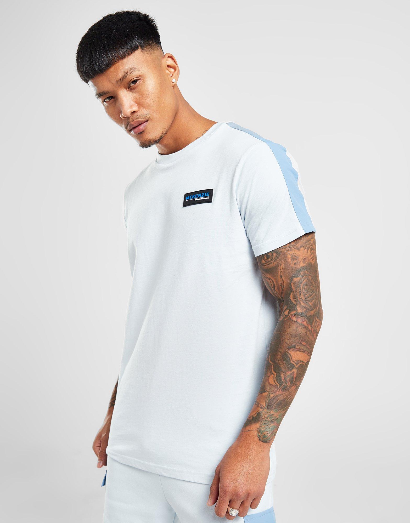 Чоловічі спортивні костюми MCKENZIE КОМПЛЕКТ REWARD TEE/SHT SET SWR COTTON/NYLON SUITS MCKTM15830105 Блакитний