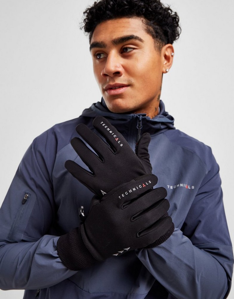 Damski TECHNICALS HIGHLAND GLOVES TTBAA10456 Czarny