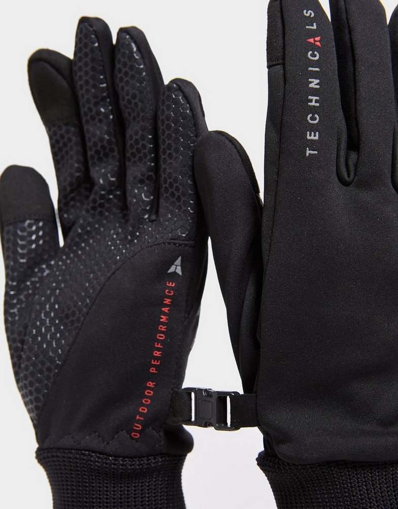 Damski TECHNICALS HIGHLAND GLOVES TTBAA10456 Czarny