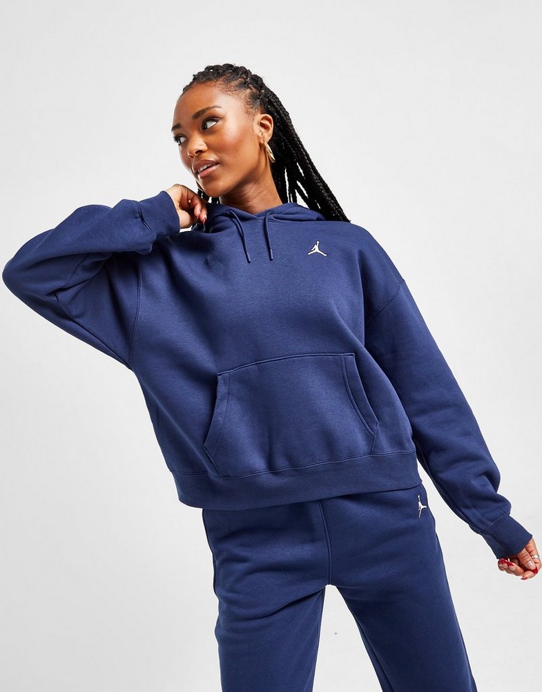 Bluza damska NIKE Z KAPTUREM ESSENTIAL OVERHEAD HOODIE DQ4458-410 Granatowy