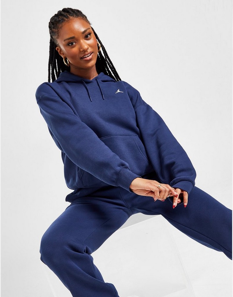 Bluza damska NIKE Z KAPTUREM ESSENTIAL OVERHEAD HOODIE DQ4458-410 Granatowy